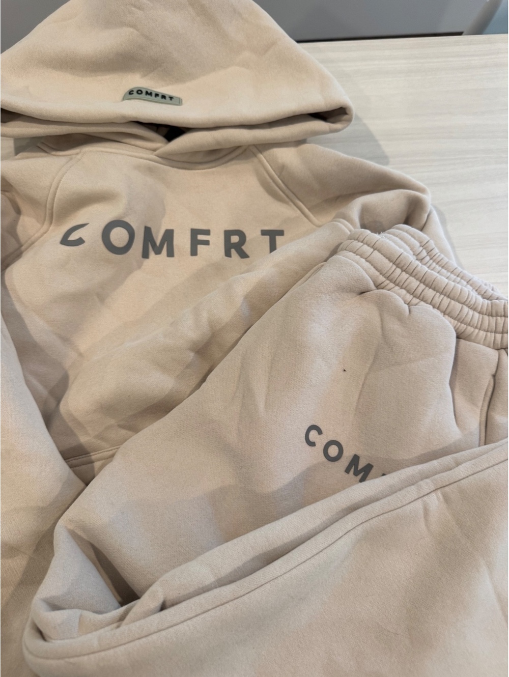 NEW Comfrt Kids Tranquil Hoodie & Sweatpants Set XL Cotton 2 Piece